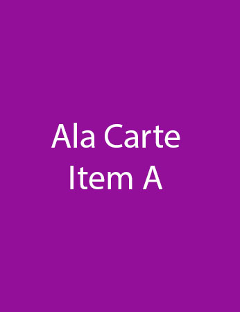 Ala Carte Item 1