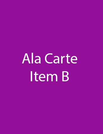 Ala Carte Item 2